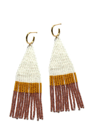 FRANJA BEADED FRINGE EARRINGS BY BLUMA PROJECT - Velvet Staging 2.0