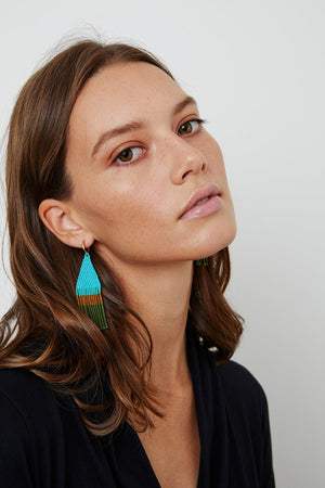 FRANJA BEADED FRINGE EARRINGS BY BLUMA PROJECT - Velvet Staging 2.0