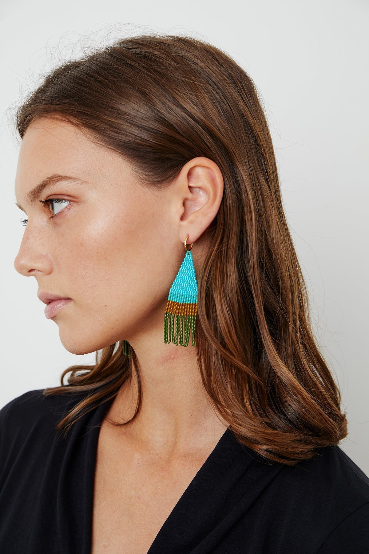 FRANJA BEADED FRINGE EARRINGS BY BLUMA PROJECT - Velvet Staging 2.0