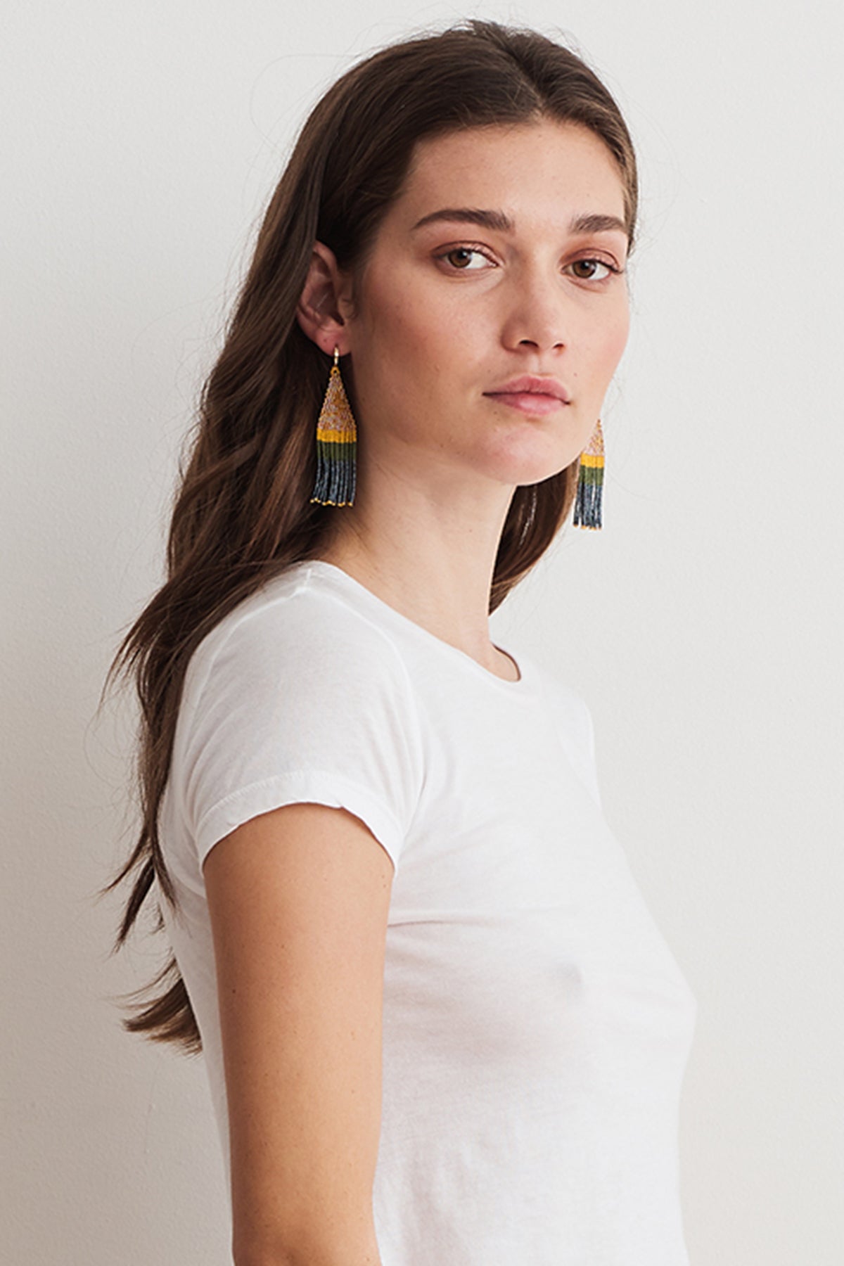 FRANJA BEADED FRINGE EARRINGS BY BLUMA PROJECT - Velvet Staging 2.0