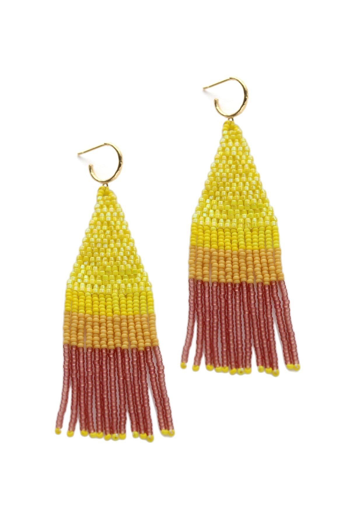 FRANJA BEADED FRINGE EARRINGS BY BLUMA PROJECT - Velvet Staging 2.0-26916148773060