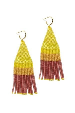 FRANJA BEADED FRINGE EARRINGS BY BLUMA PROJECT - Velvet Staging 2.0