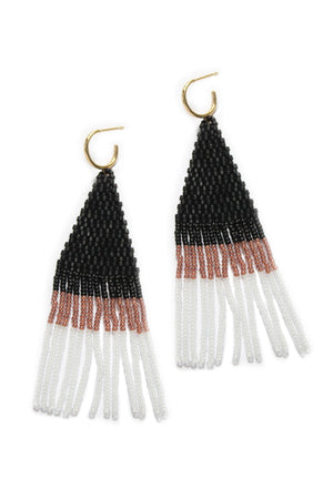 FRANJA BEADED FRINGE EARRINGS BY BLUMA PROJECT - Velvet Staging 2.0