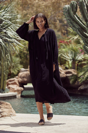 FRANKIE COTTON GAUZE MAXI DRESS - Velvet Staging 2.0