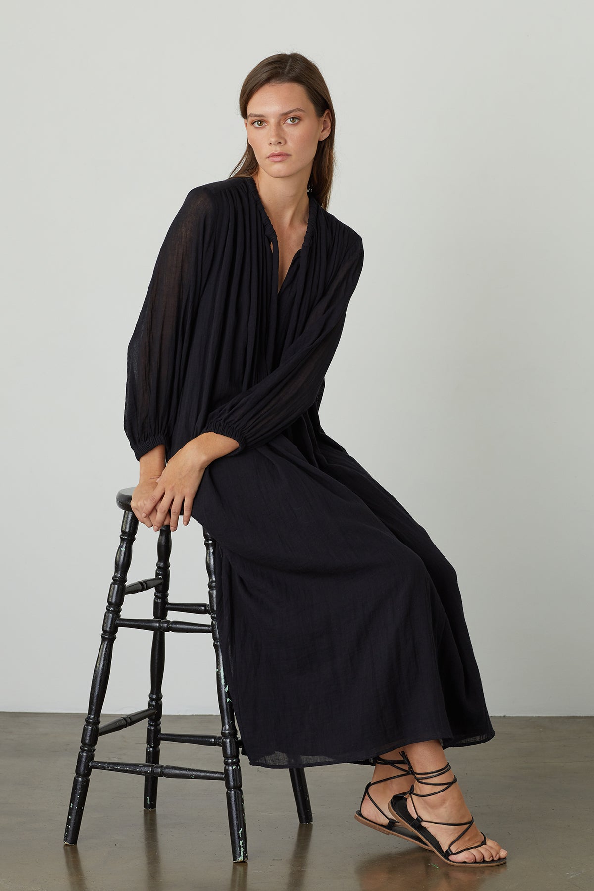 FRANKIE COTTON GAUZE MAXI DRESS - Velvet Staging 2.0