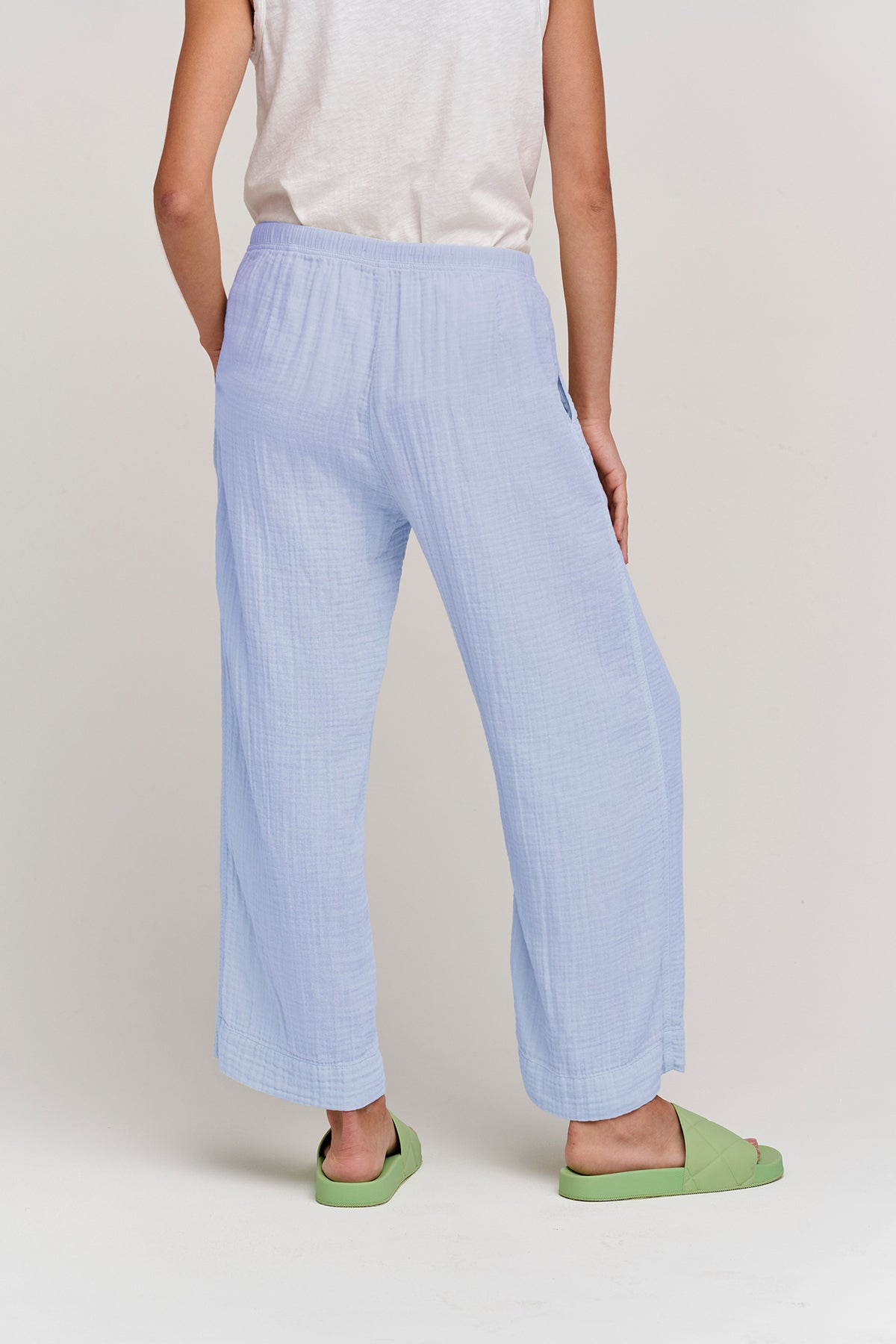 FRANNY COTTON GAUZE PANT - Velvet Staging 2.0-26916147790020
