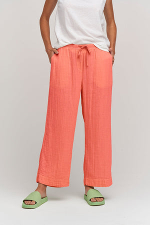 FRANNY COTTON GAUZE PANT - Velvet Staging 2.0