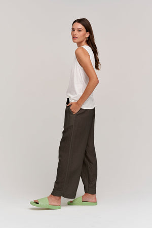 FRANNY COTTON GAUZE PANT - Velvet Staging 2.0