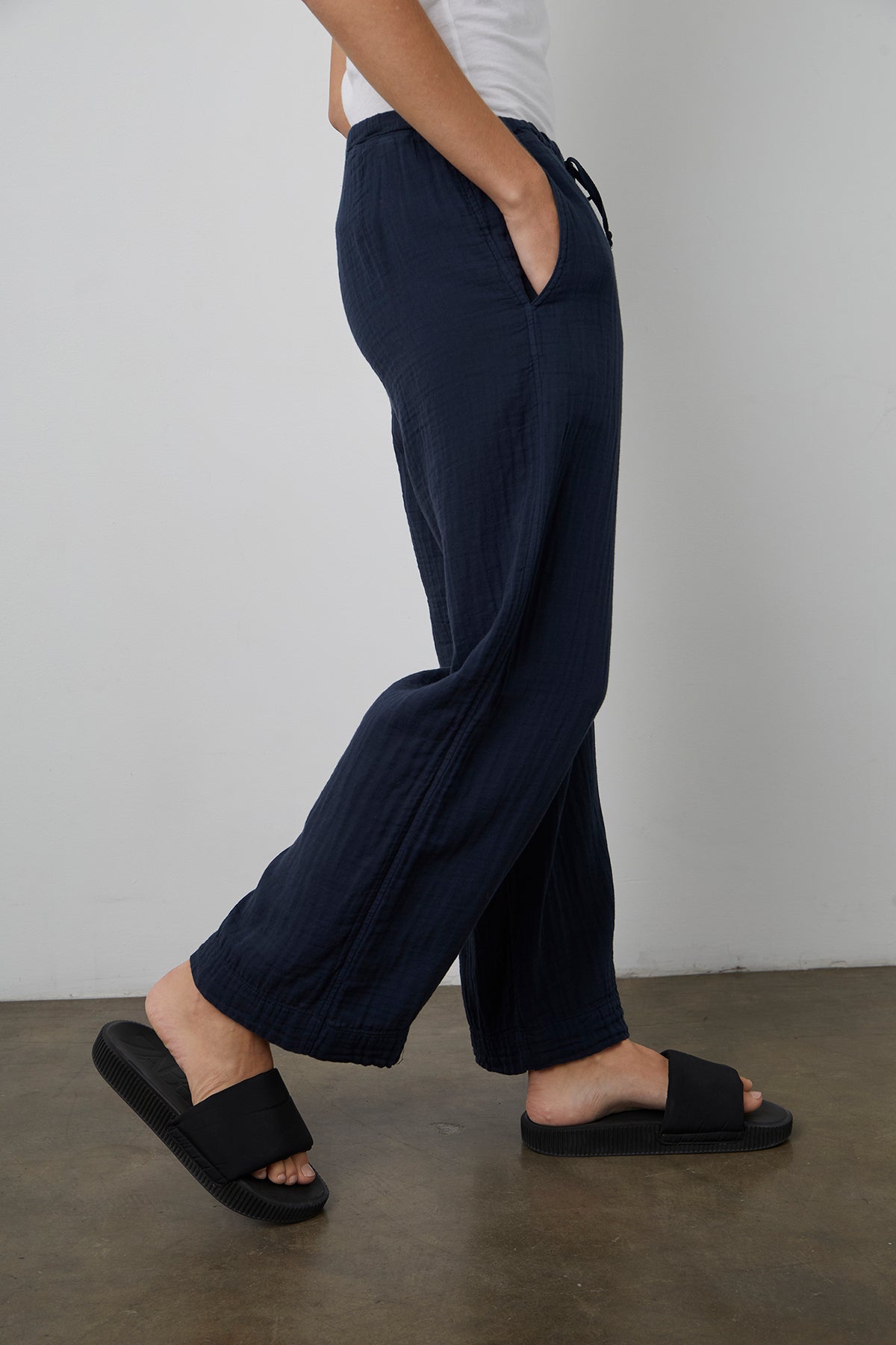 FRANNY COTTON GAUZE PANT - Velvet Staging 2.0-26916143366340