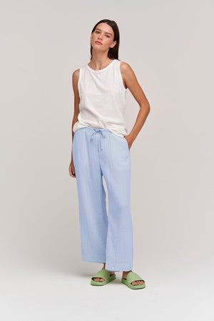 FRANNY COTTON GAUZE PANT - Velvet Staging 2.0