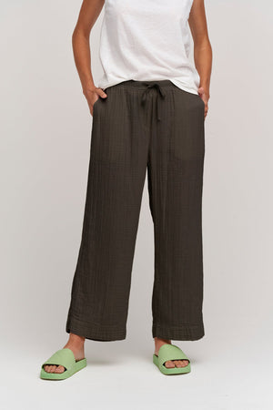 FRANNY COTTON GAUZE PANT - Velvet Staging 2.0