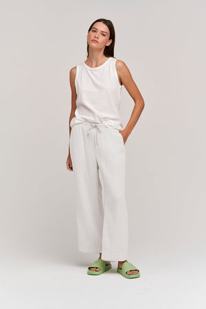 FRANNY COTTON GAUZE PANT - Velvet Staging 2.0