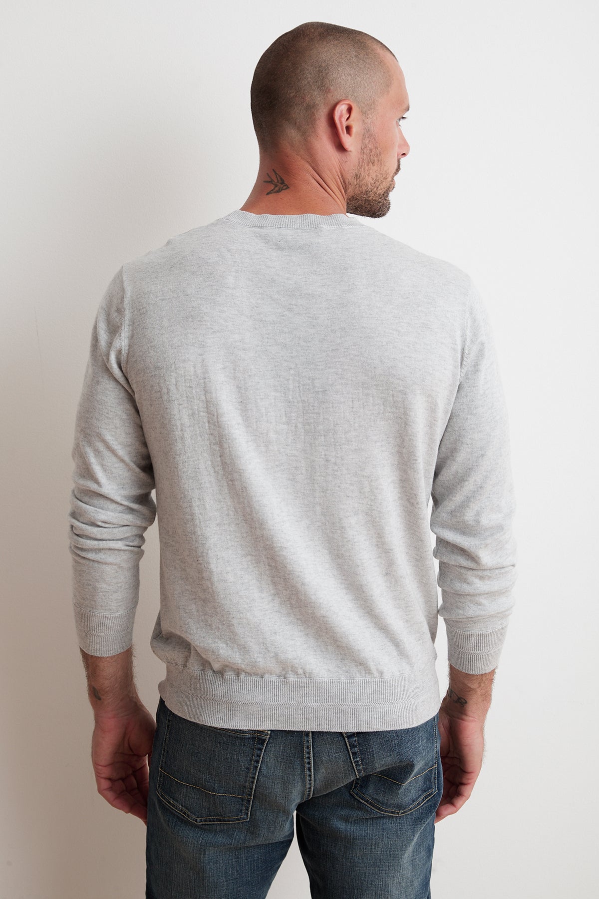 FRED COTTON CASHMERE LIGHTWEIGHT SWEATER - Velvet Staging 2.0-26916143104196
