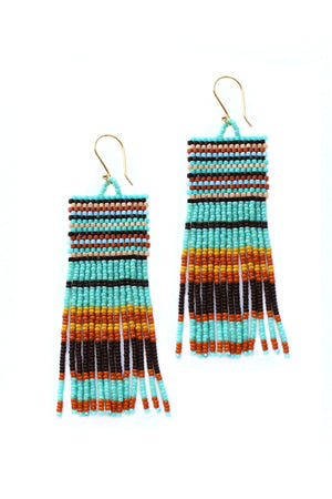 FREYA BEADED FRINGE EARRINGS BY BLUMA PROJECT - Velvet Staging 2.0
