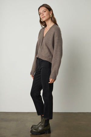 FRIDA BUTTON FRONT CARDIGAN - Velvet Staging 2.0