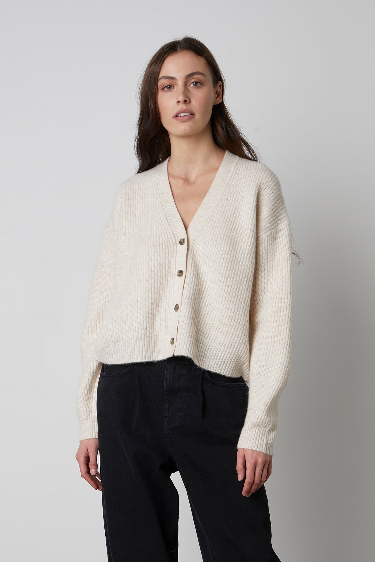 FRIDA BUTTON FRONT CARDIGAN - Velvet Staging 2.0