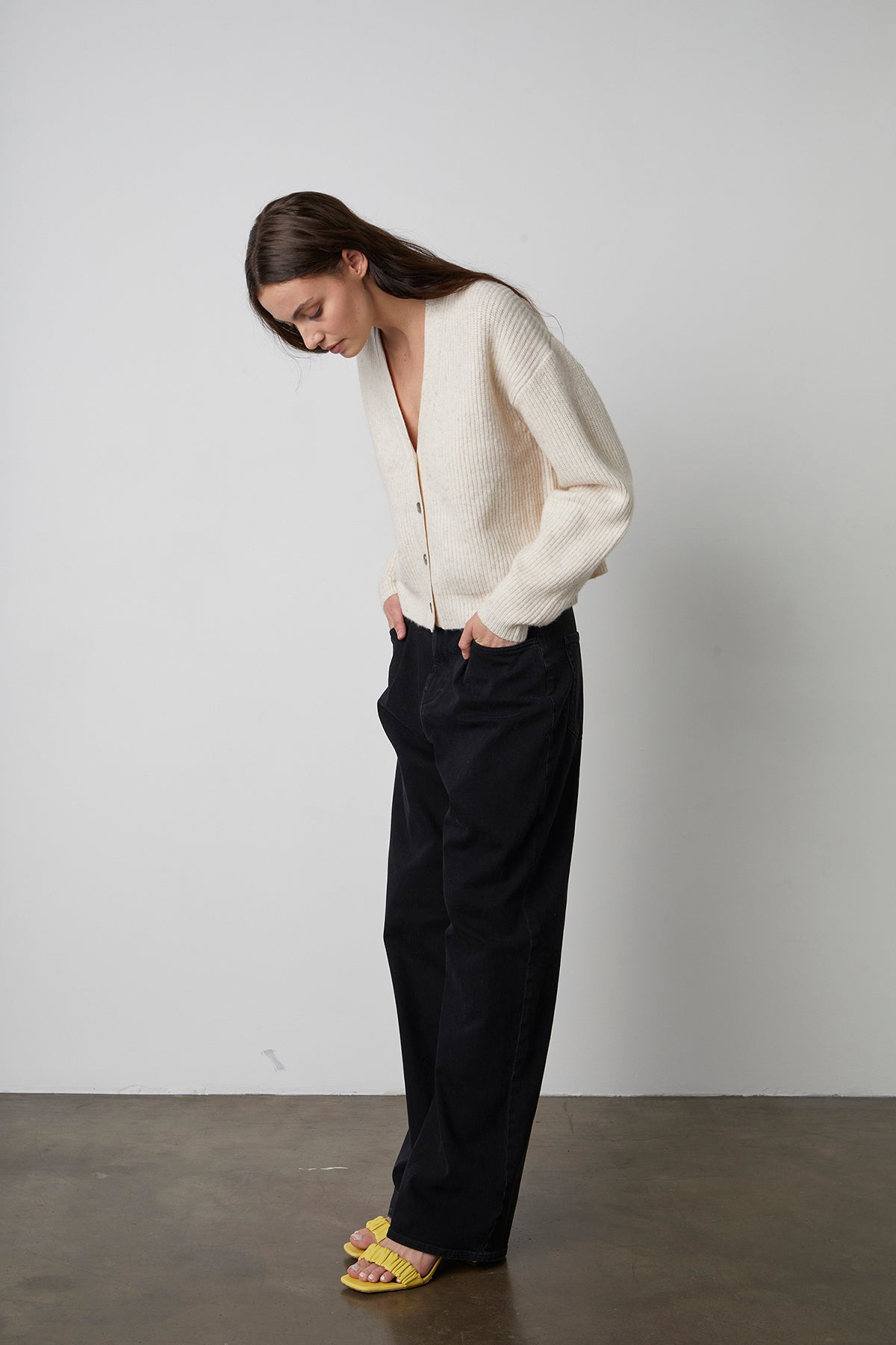 FRIDA BUTTON FRONT CARDIGAN - Velvet Staging 2.0