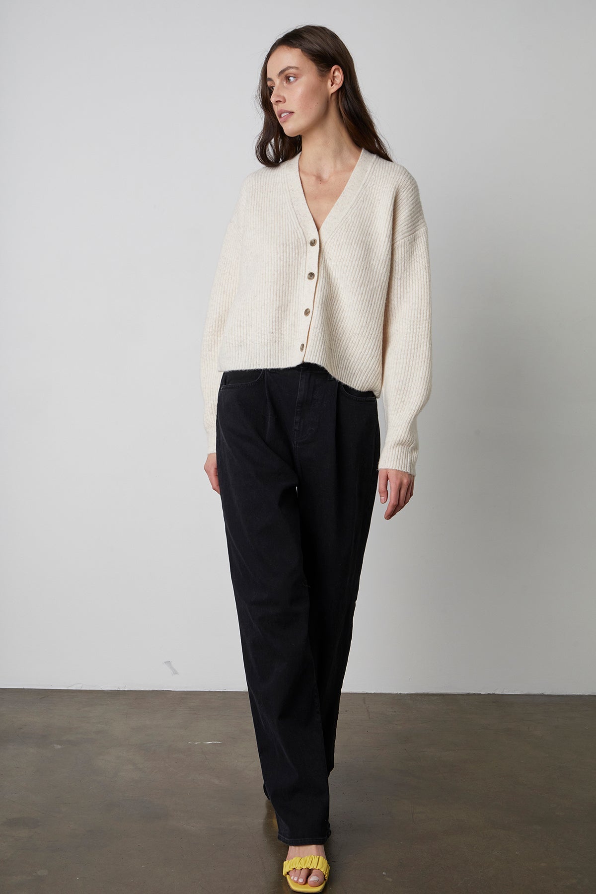 FRIDA BUTTON FRONT CARDIGAN - Velvet Staging 2.0