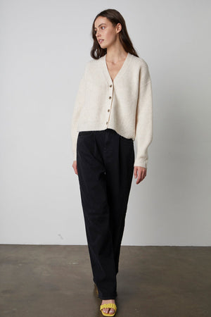 FRIDA BUTTON FRONT CARDIGAN - Velvet Staging 2.0