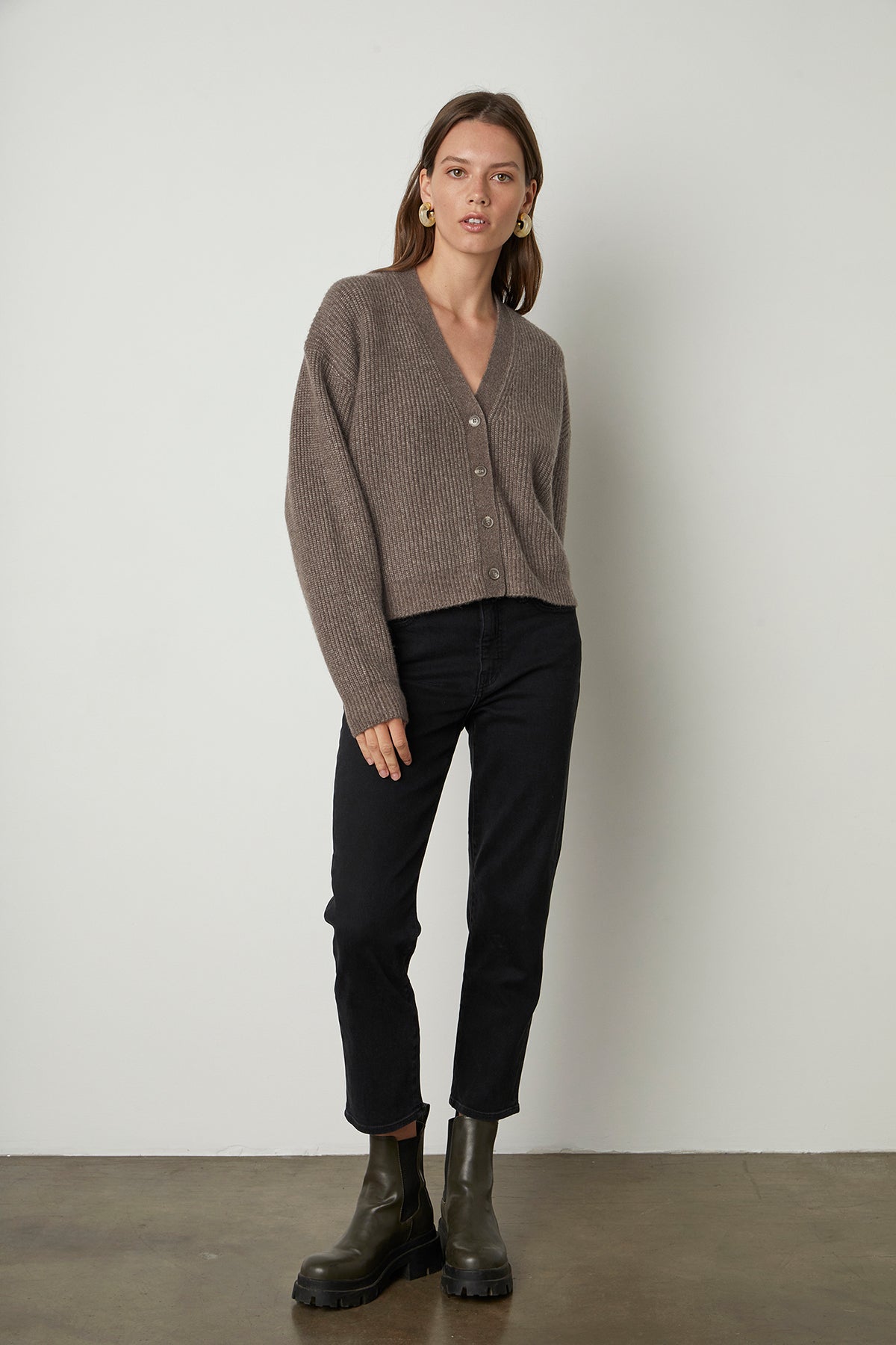 FRIDA BUTTON FRONT CARDIGAN - Velvet Staging 2.0-26916146577604