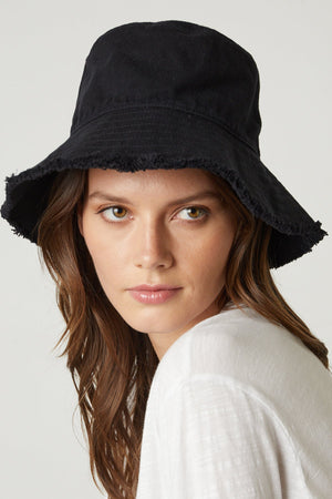 FRINGED BUCKET HAT - Velvet Staging 2.0