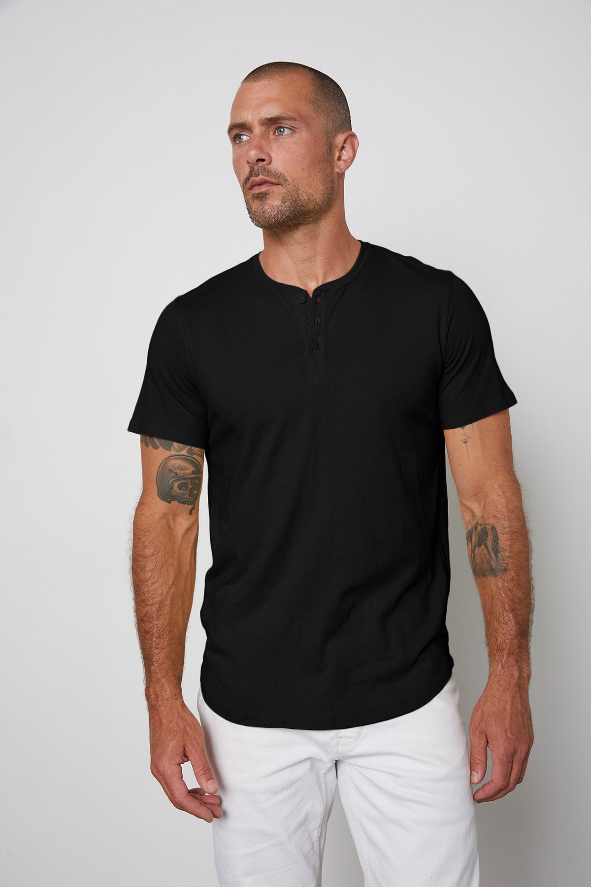 FULTON SHORT SLEEVE HENLEY Velvet by Graham & Spencer-26916154179780