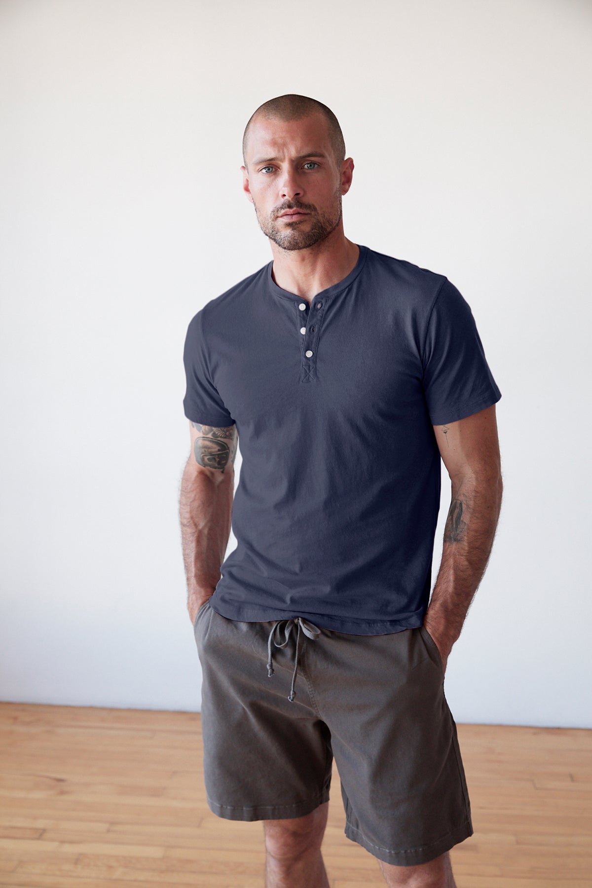 FULTON SHORT SLEEVE HENLEY - Velvet Staging 2.0-26916149952708