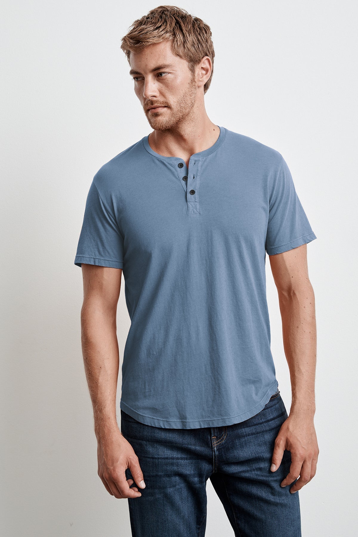 FULTON SHORT SLEEVE HENLEY - Velvet Staging 2.0