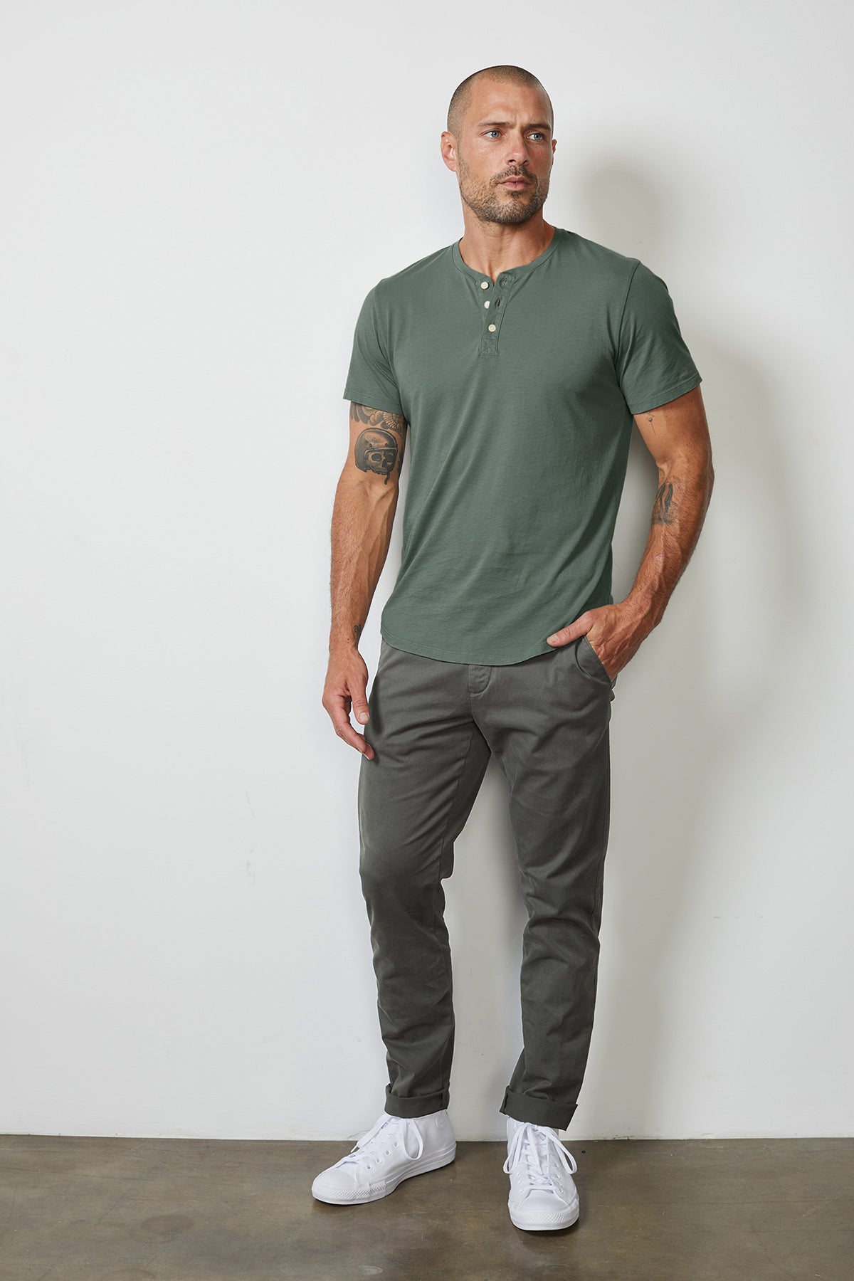 FULTON SHORT SLEEVE HENLEY - Velvet Staging 2.0-26916149690564