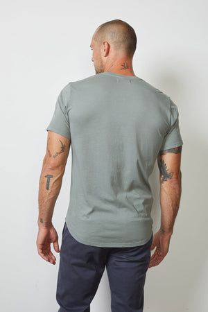 FULTON SHORT SLEEVE HENLEY Velvet by Graham & Spencer