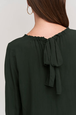 GINGER CHALLIS NECK TIE TOP - Velvet Staging 2.0