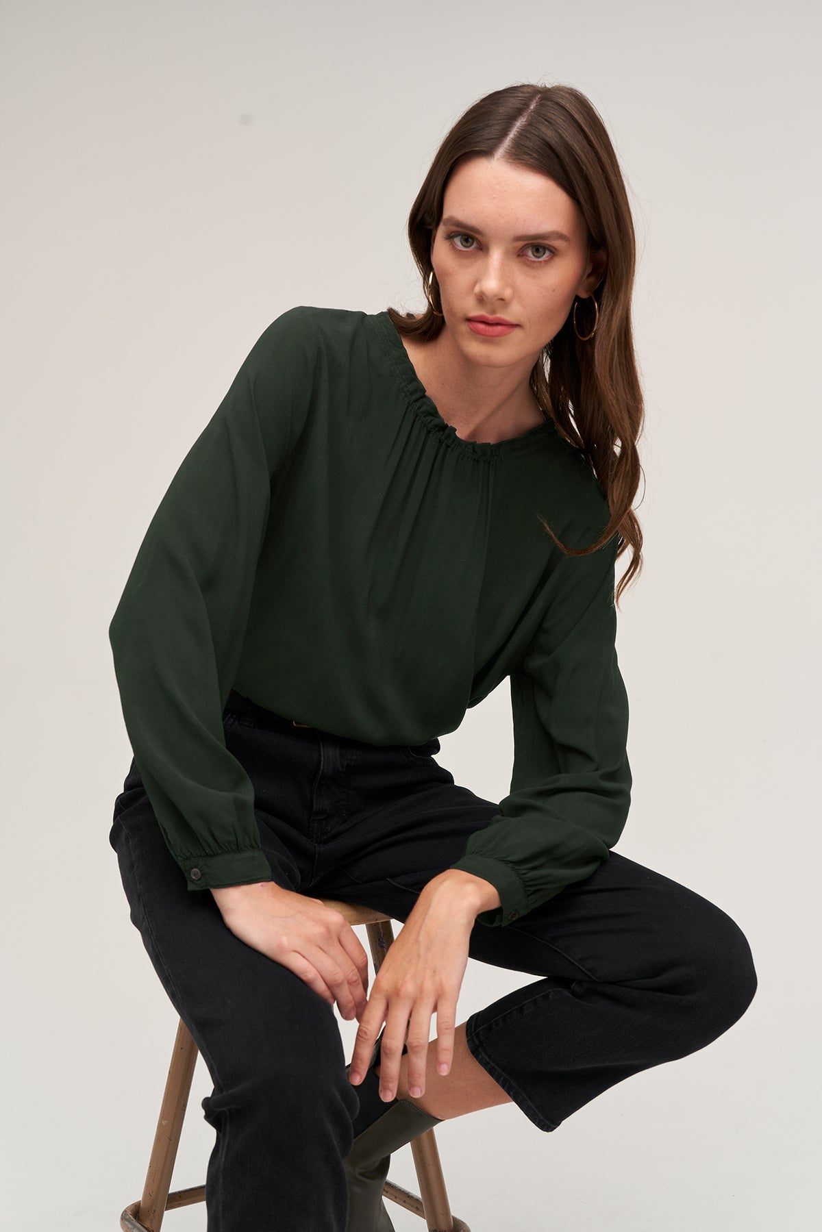 GINGER CHALLIS NECK TIE TOP - Velvet Staging 2.0-26916151787716