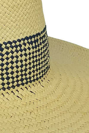 GINGHAM INSET SUNHAT - Velvet Staging 2.0
