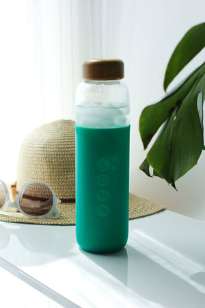GLASS WATER BOTTLE BY SOMA - Velvet Staging 2.0