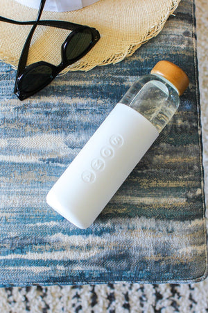 GLASS WATER BOTTLE BY SOMA - Velvet Staging 2.0