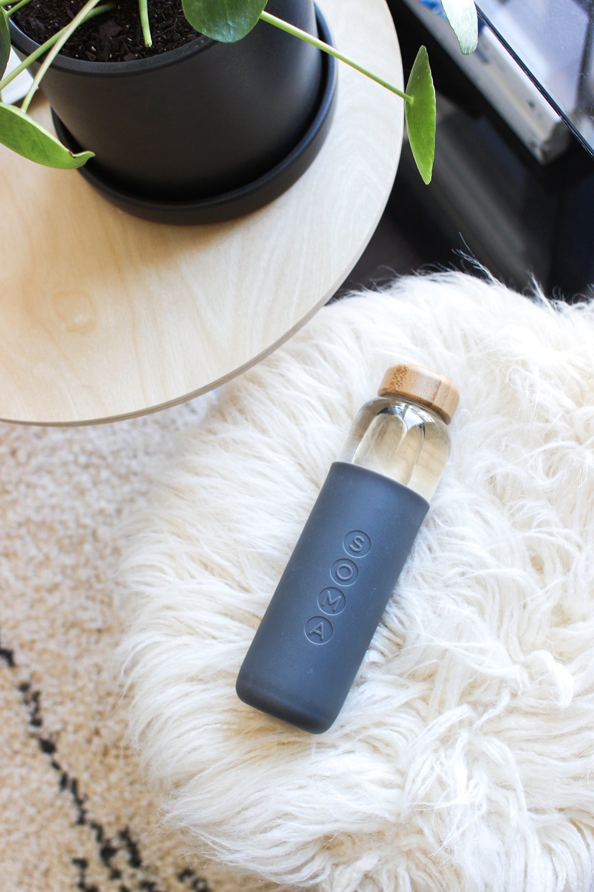 GLASS WATER BOTTLE BY SOMA - Velvet Staging 2.0-26916152705220