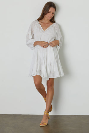 GRACIE COTTON EYELET DRESS - Velvet Staging 2.0