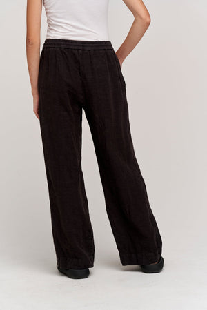 GWYNETH HEAVY LINEN PANT - Velvet Staging 2.0