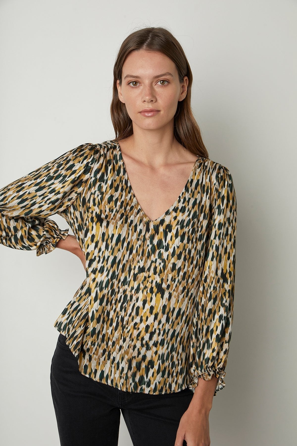 HADLEE PRINTED BLOUSE - Velvet Staging 2.0-26916155785412