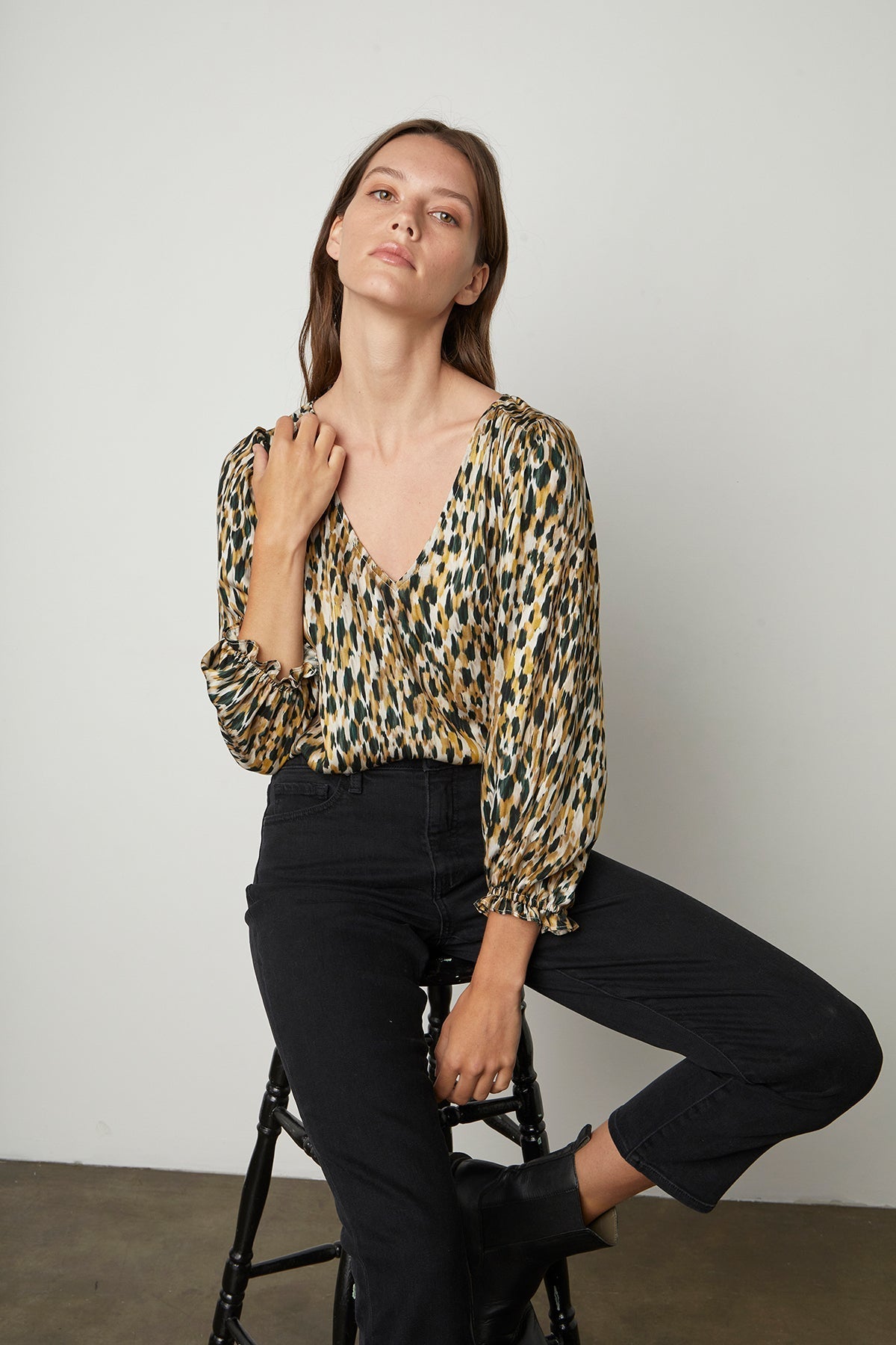 HADLEE PRINTED BLOUSE - Velvet Staging 2.0
