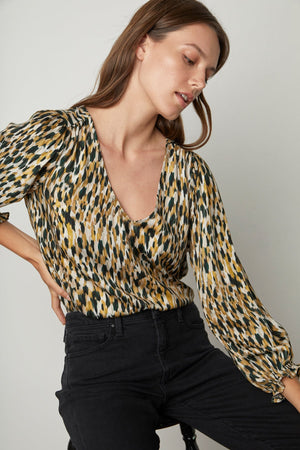 HADLEE PRINTED BLOUSE - Velvet Staging 2.0