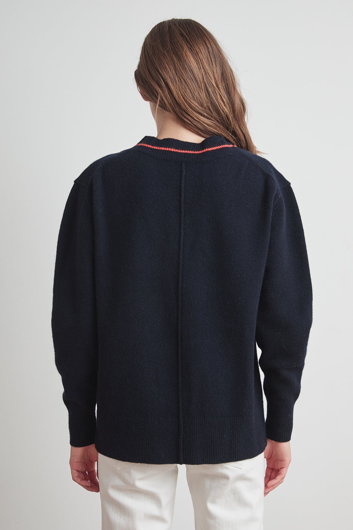 HAIDEE CASHMERE BLEND V-NECK SWEATER - Velvet Staging 2.0