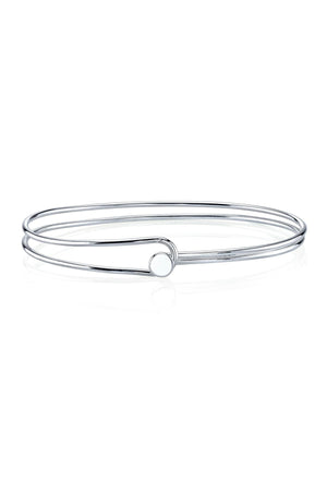 HAIRPIN HOOK BRACELET IN SILVER BY SLOAN - Velvet Staging 2.0