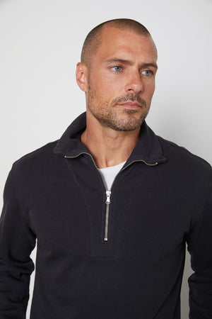 HANK HALF ZIP PULLOVER - Velvet Staging 2.0