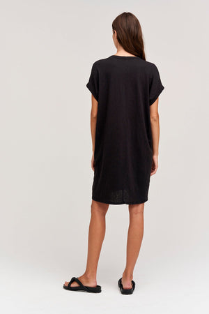 HANNA COTTON SLUB MIX DRESS - Velvet Staging 2.0