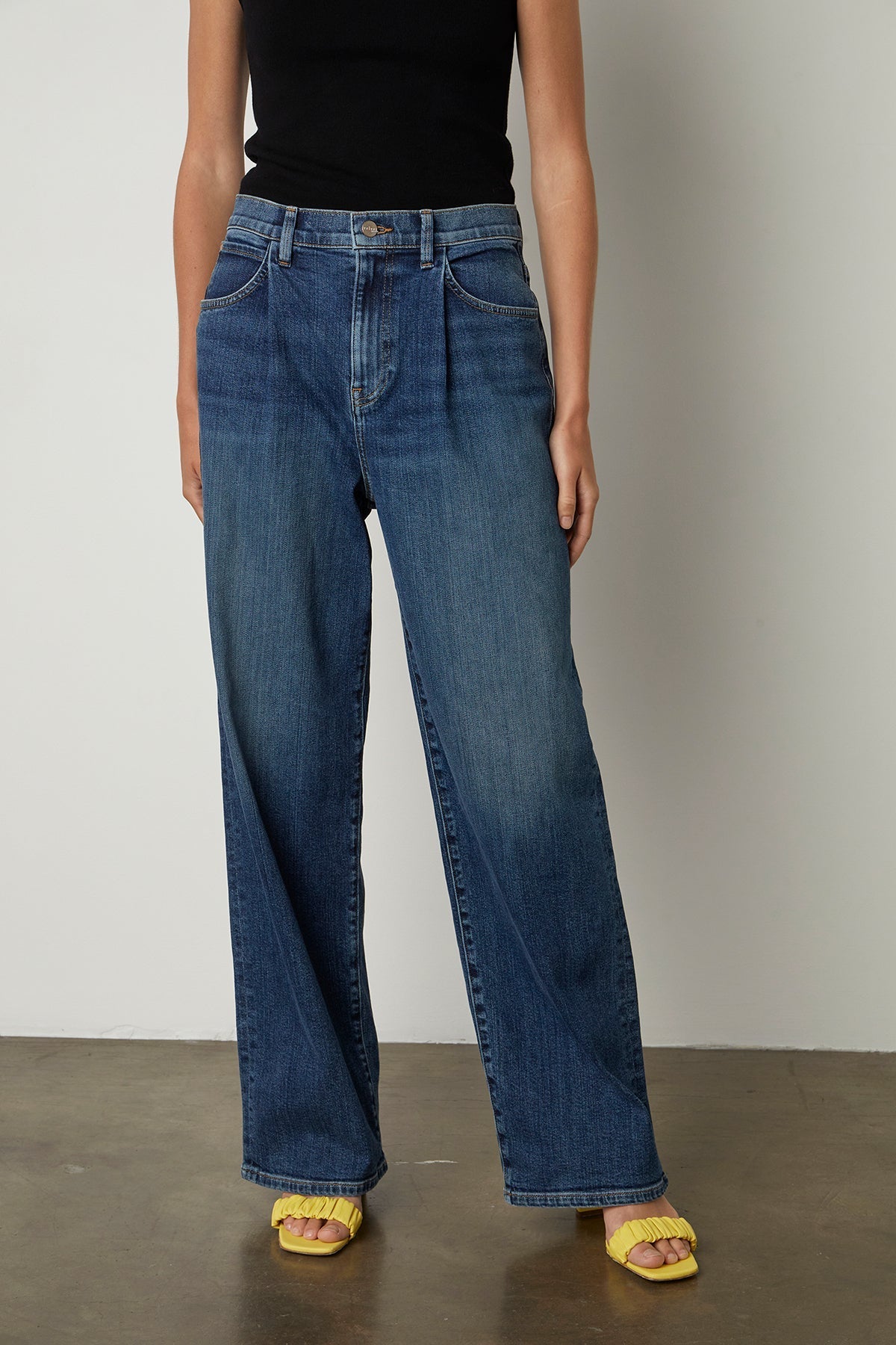 HARLOW HIGH RISE WIDE LEG DENIM - Velvet Staging 2.0