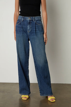 HARLOW HIGH RISE WIDE LEG DENIM - Velvet Staging 2.0