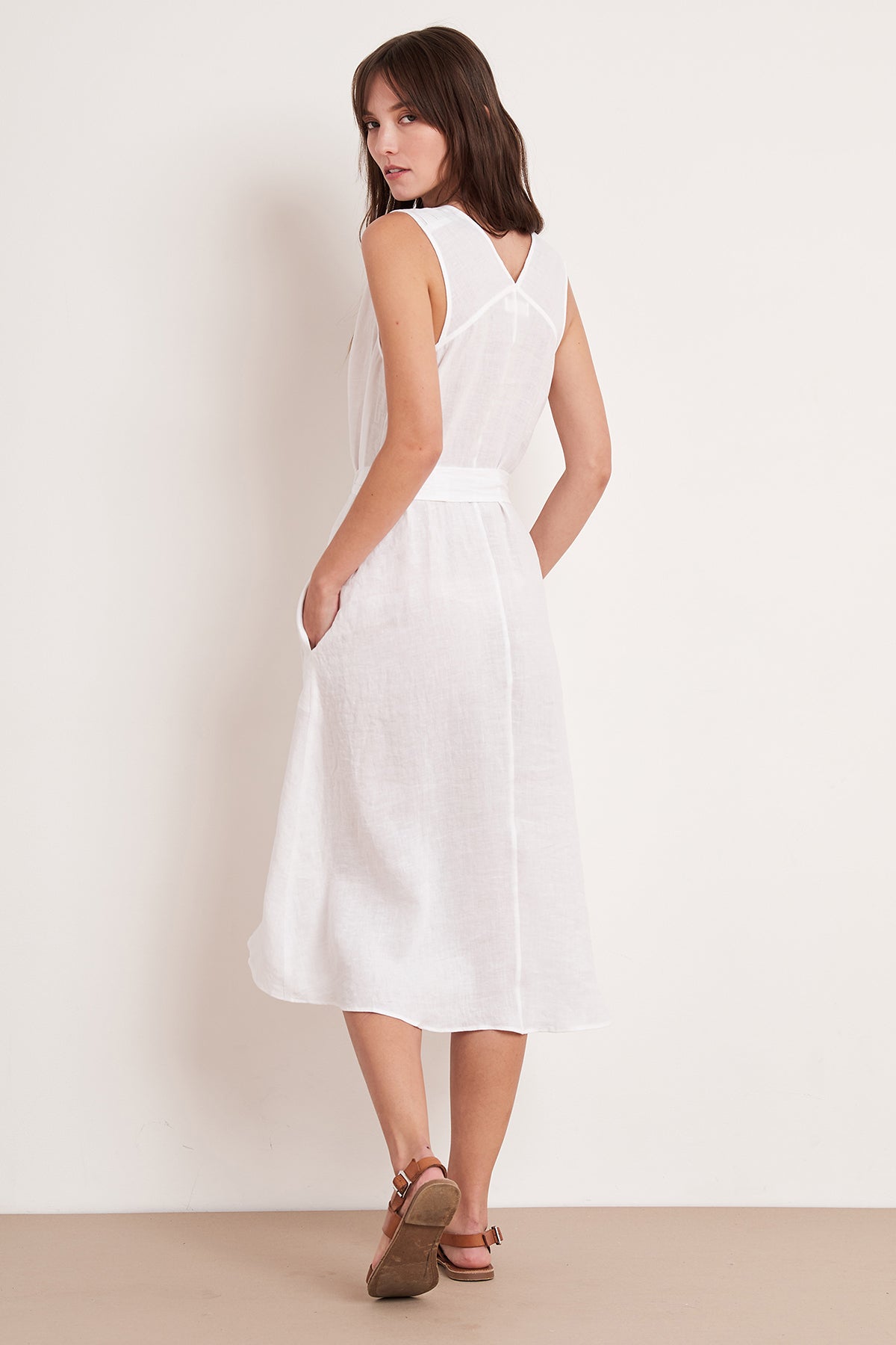 HARMONY LINEN DRESS - Velvet Staging 2.0-26916159357124