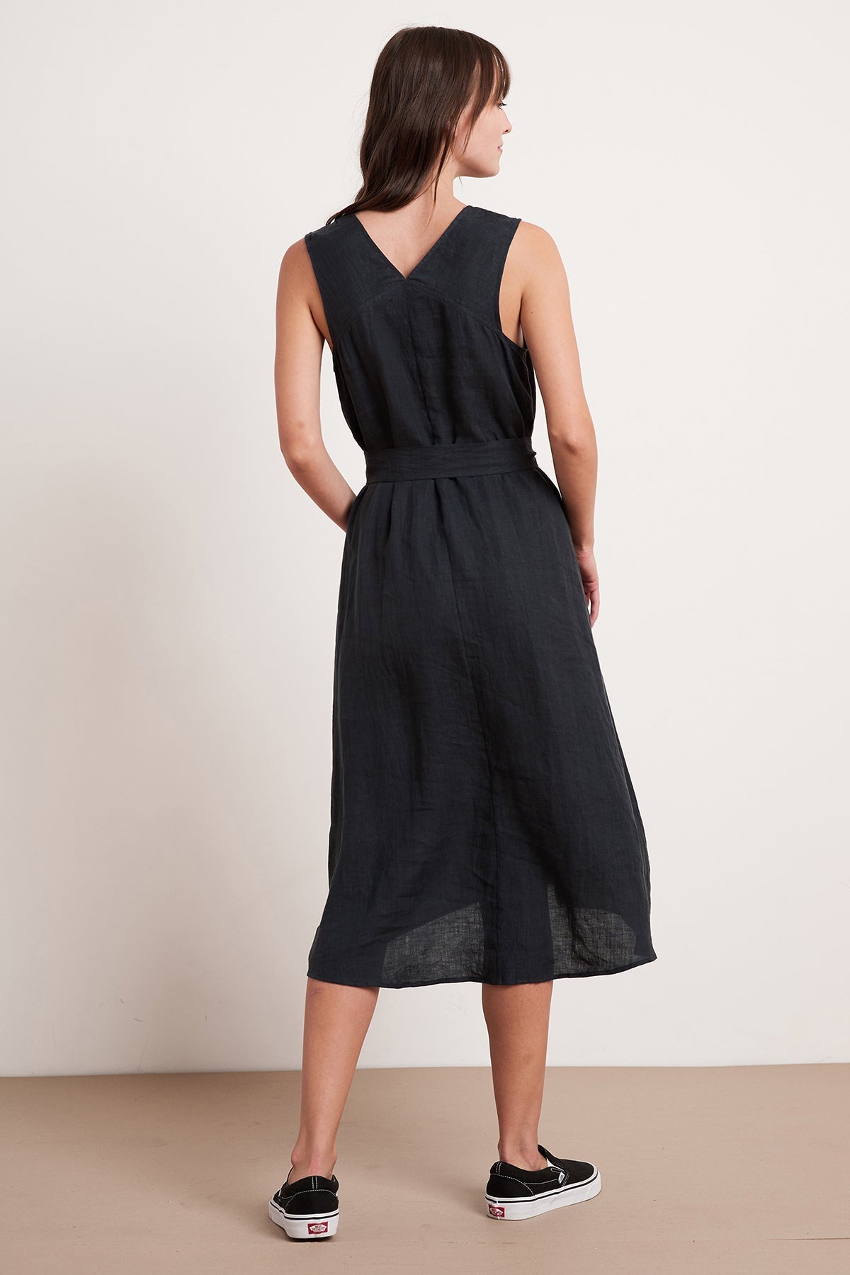 HARMONY LINEN DRESS - Velvet Staging 2.0-26916159488196
