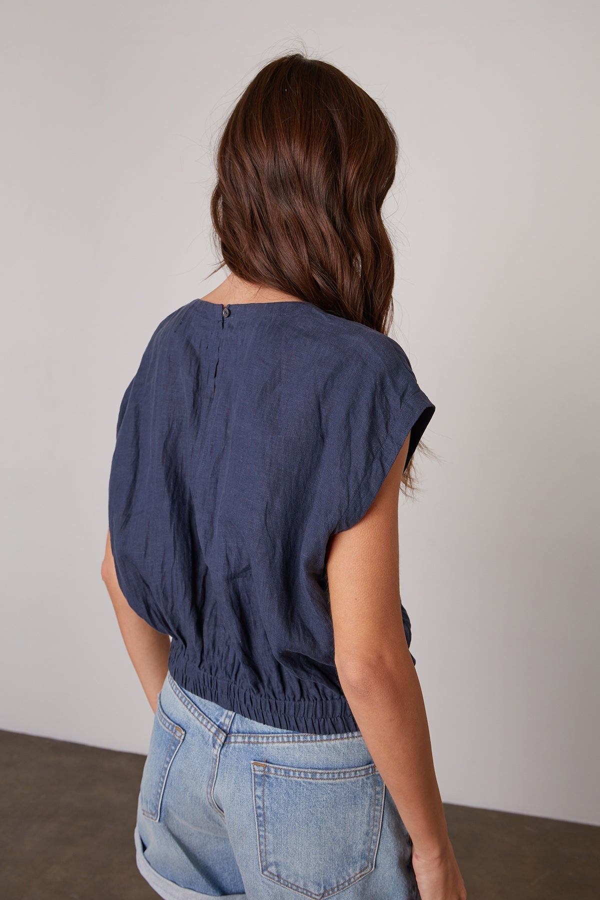 HAYLIE LINEN CROP TOP - Velvet Staging 2.0-26916159258820